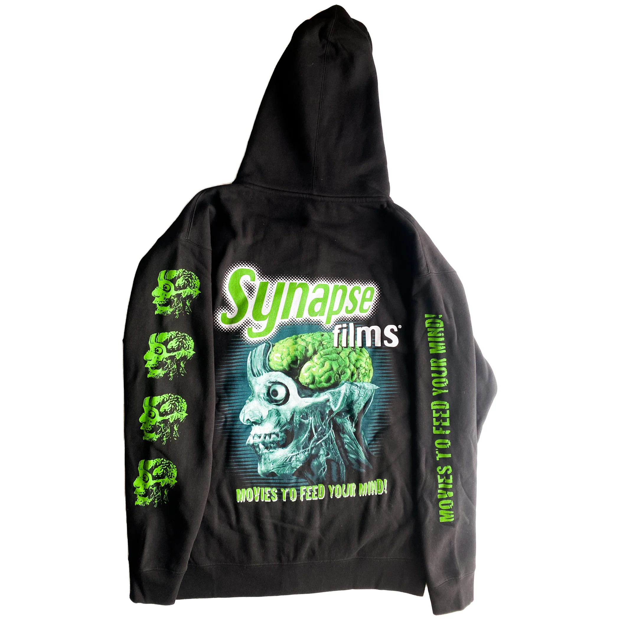 Deluxe Synapse Hoodie With Designs on Sleeves - Image 2