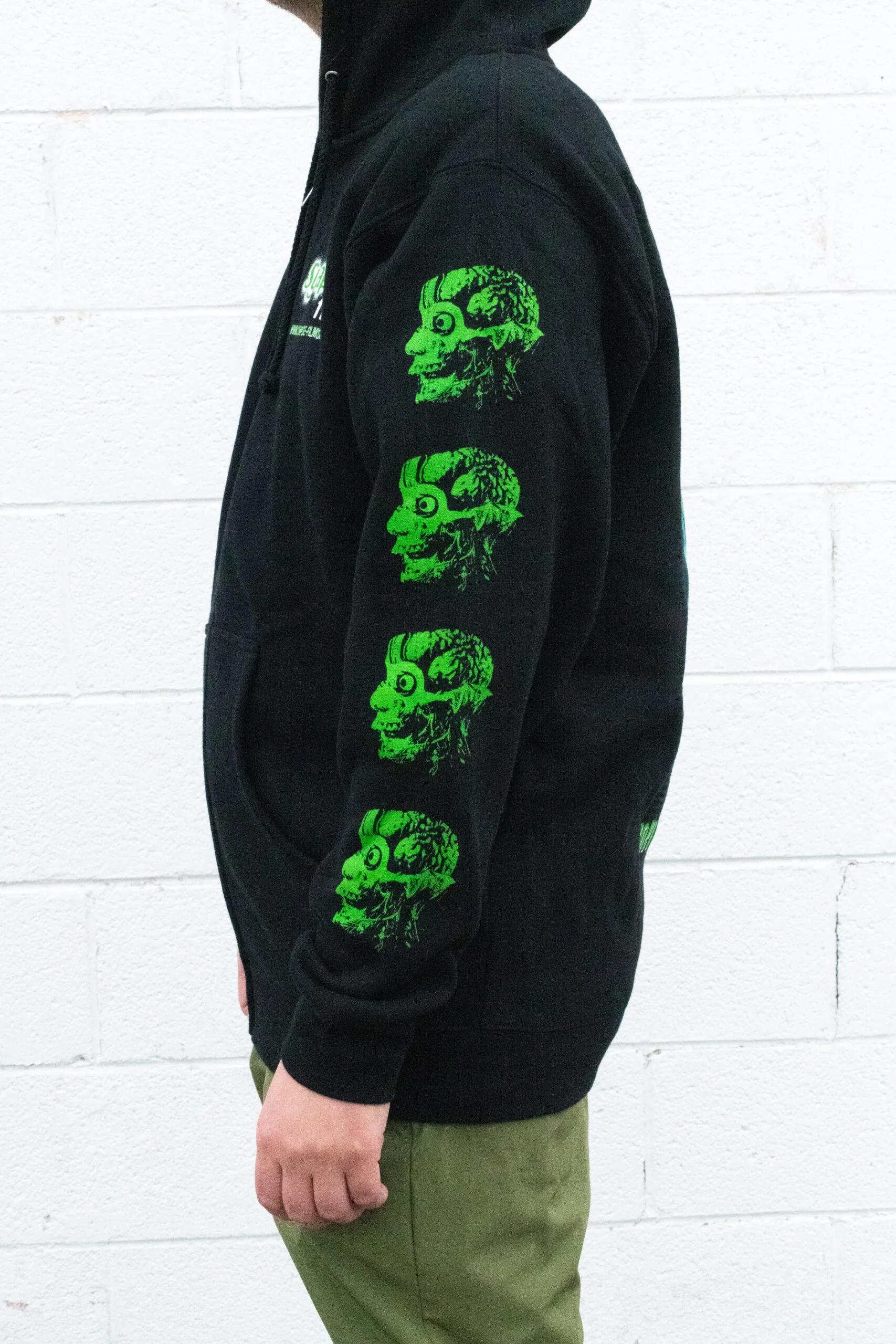 Deluxe Synapse Hoodie With Designs on Sleeves - Image 4