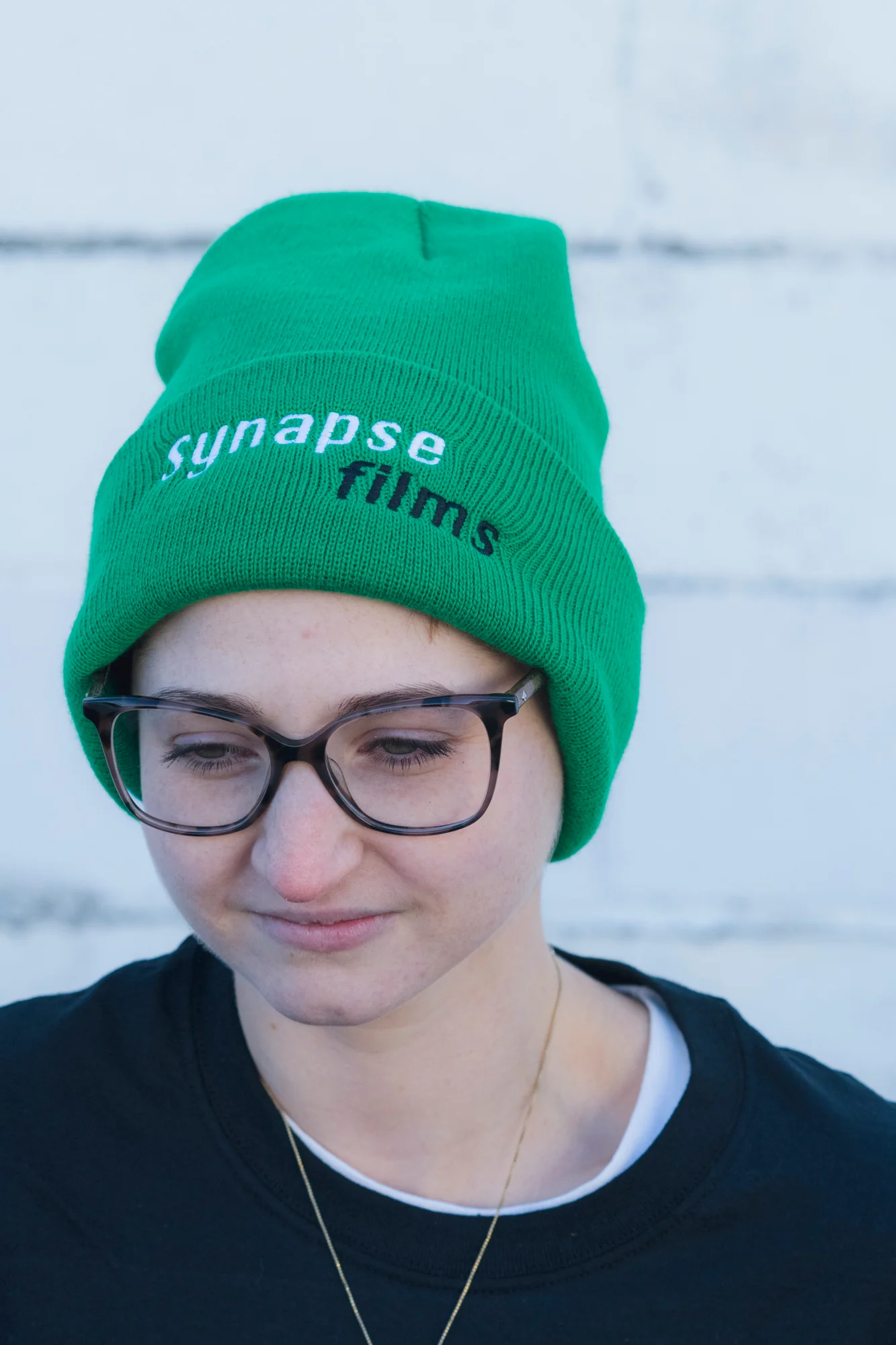 Synapse Films Green Beanie - Image 2