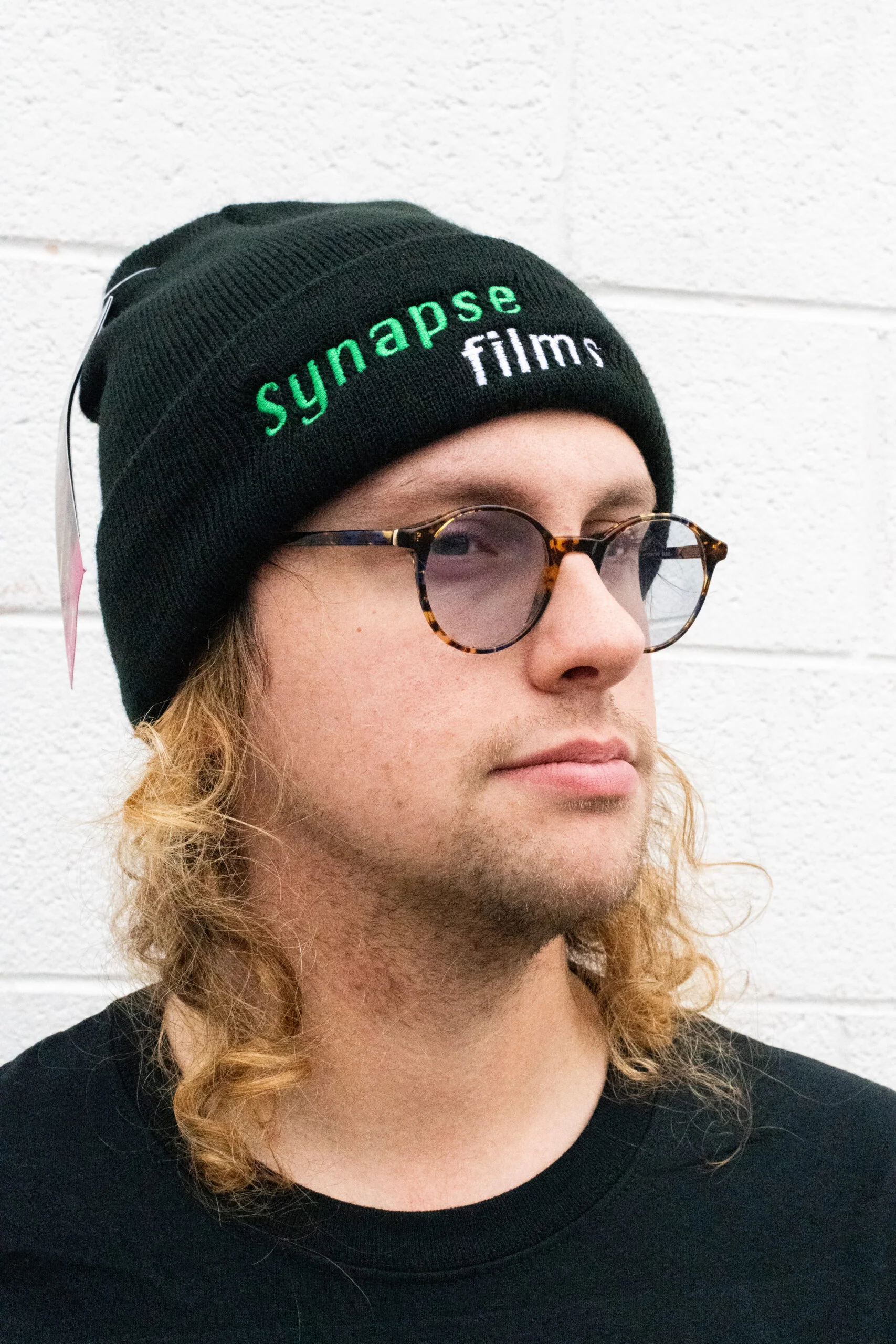Synapse Films Original Black Beanie - Image 2